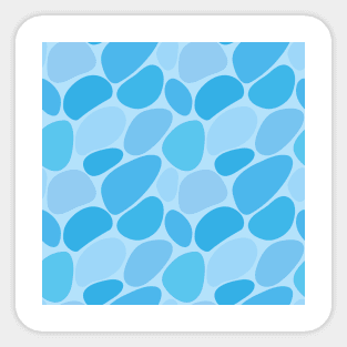 Abstract blue seamless pattern #2 Sticker